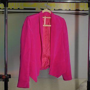 Truth and Pride pink silk blazer
